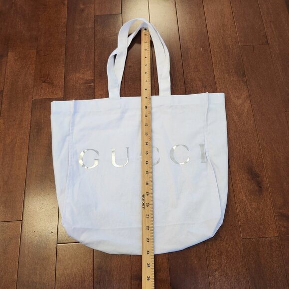Gucci white canvas tote bag - Picture 6 of 6